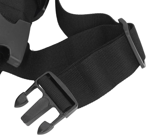 Vista 5 de Bolsa de pierna para hombres y mujeres, impermeable, para motocicleta, canguro, táctica, riñonera para exteriores, bolsa reflectante para piernas