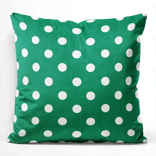 Vista 11 de Funda de almohada rectangular de felpa con diseño de lunares blancos y negros, con cremallera, un lado, impreso, 12 x 16 pulgadas, funda de cojín