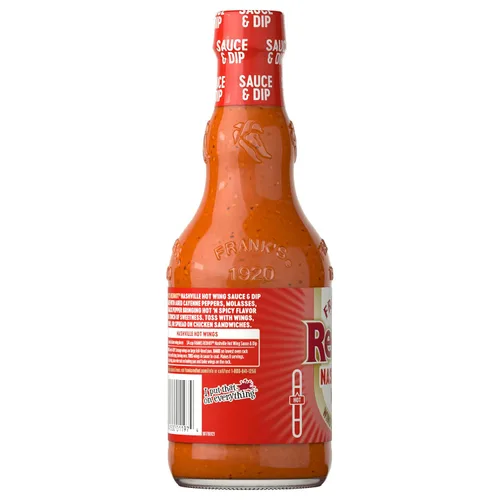 Vista 12 de Frank's RedHot Salsa de alas picantes Nashville, 12 onzas líquidas