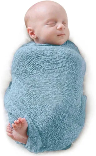 Vista 8 de Accesorios de fotografía para recién nacidos, manta elástica para fotografía de recién nacidos, para bebés, niños y niñas, posando accesorios