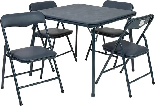 Vista 22 de Flash Furniture Mindy Kids - Juego de mesa y sillas plegables de 3 piezas para guardería y aulas, juego de mesa de actividades y sillas para niños