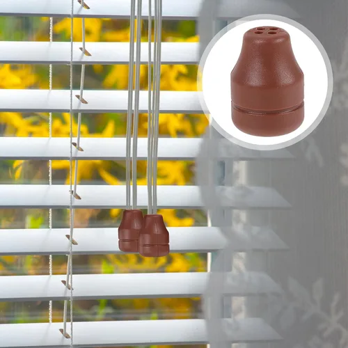 Vista 9 de DOITOOL Persianas para ventana, 6 unidades, pomos de cordón para ventana, extremo caído, cordón de plástico, borla para persianas o persianas