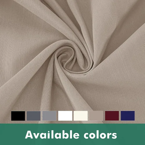 Vista 48 de Biscaynebay Faldas de cama envolventes con esquinas divididas para camas Twin/Twin XL de 15 pulgadas de caída, volantes de polvo elásticos Negro