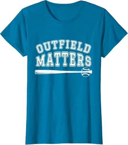 Vista 50 de Playing Baseball Outfield Matters - Camiseta Baseball Outfields Funny, Rojo