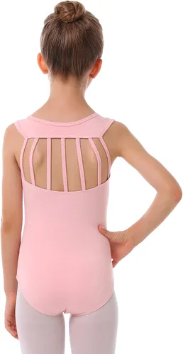 Vista 2 de danswan Leotardos para niñas de baile, ballet, gimnasia, leotardo (niños pequeñosniños grandes)