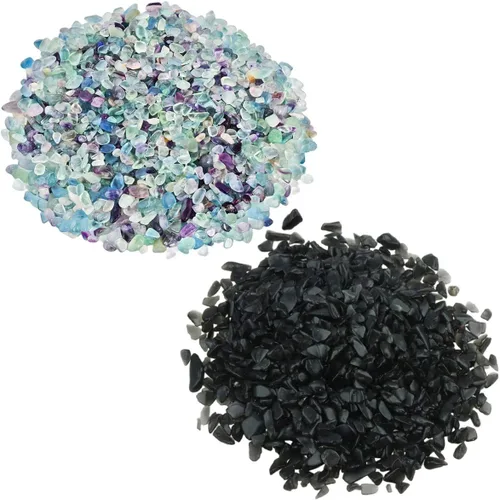 Vista 30 de SUNYIK Piedras de Cuarzo Trituradas con Forma Irregular de 1 Libra (Aproximadamente 460 Gramos)
