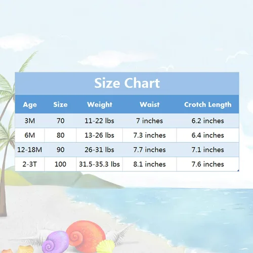 Vista 5 de Durio Pañales de natación reutilizables lavables para bebé pañales de natación unisex para niños pequeños