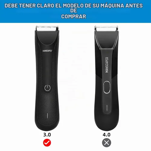 Vista 4 de CR8GR8 Peine Guía Profesional de Corte Compatible con Manscaped 3.0, Paquete de 4, 8 Longitudes de Corte de 1/8"-1/2" Pulgadas Compatible