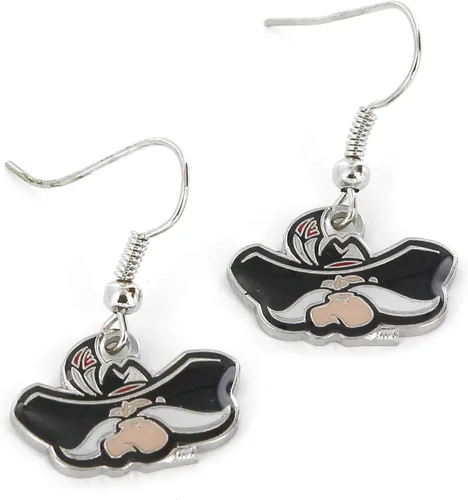 Vista 21 de aminco NCAA Pendientes colgantes con logo de la NCAA para adultos unisex