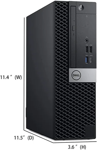 Vista 5 de Dell Computadora de escritorio OptiPlex 7050 SFF, Intel Core i7-7700 3.60GHz, 32GB DDR4 Ram 512GB NVMe M.2 SSD, WiFi y Bluetooth integrados, HDMI