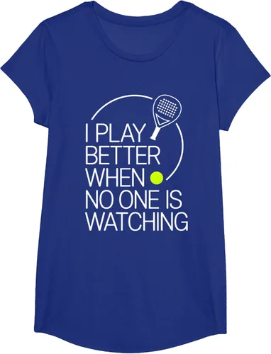 Vista 68 de Camiseta de tenis de pádel I Play Better When No One is Watching