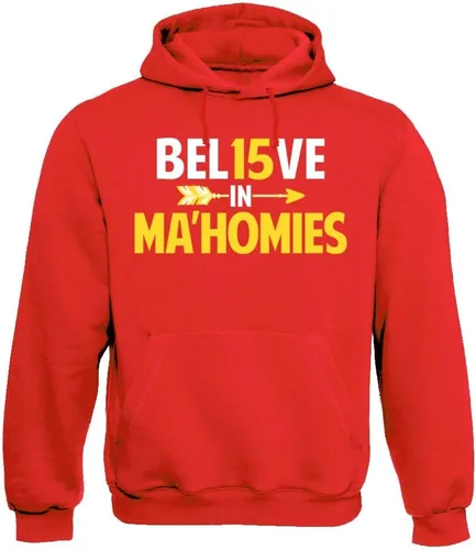 Vista 3 de Believe in Ma'Homies Men's Hoodie Sweatshirt for Football Fans
