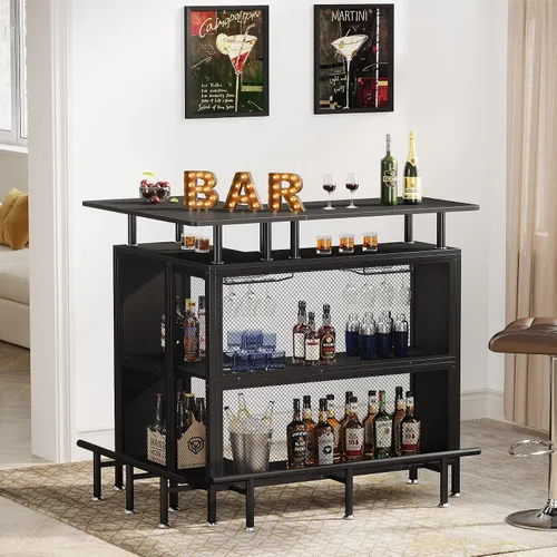 Vista 2 de LITTLE TREE Home Bar Unit Mini Licor Mesa Gabinete