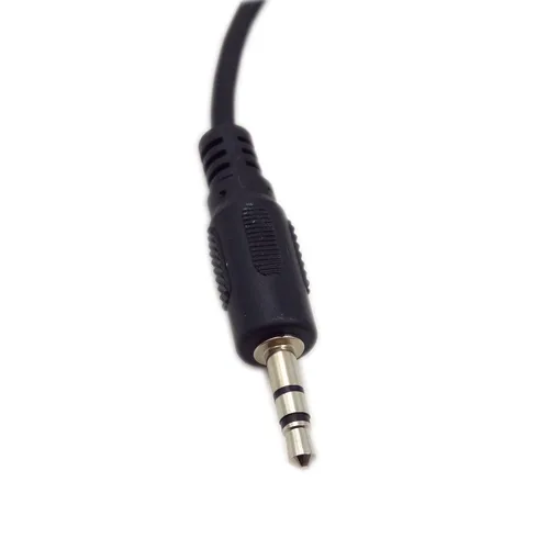 Vista 3 de DB9 9 pines hembra a 0.138 in macho cable serie RS232 a 1/8 pulgadas cable de conversión - 6FT/1.8M