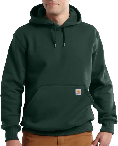 Vista 8 de Carhartt Sudadera pesada de ajuste holgado Rain Defender para hombre verde (Forestry Green)