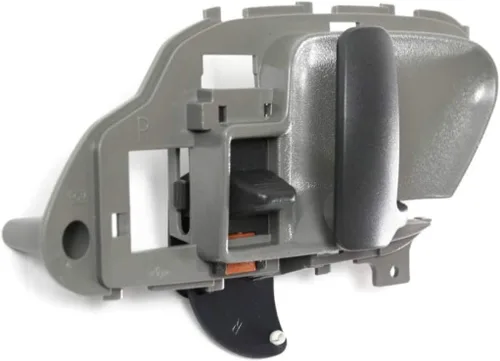 Vista 3 de KarParts360 Para Chevy K3500 Manija de puerta interior delantera o trasera lado del pasajero gris 1995-2000 con botón de bloqueo de puerta