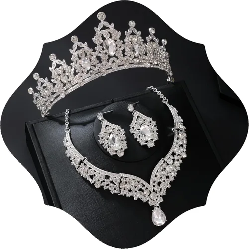 Vista 11 de Conjunto de tiaras y corona Azul