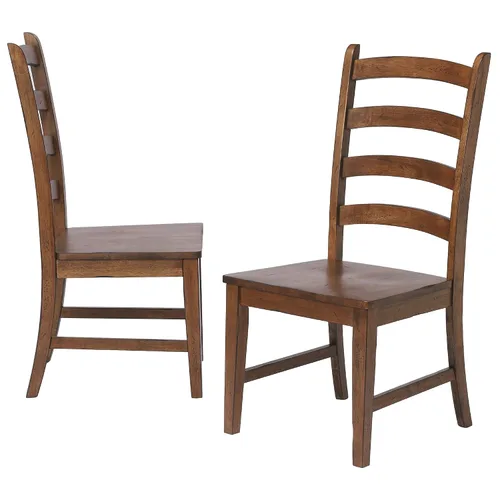 Vista 4 de Sunset Trading Simply Brook - Silla de comedor, color marrón amish