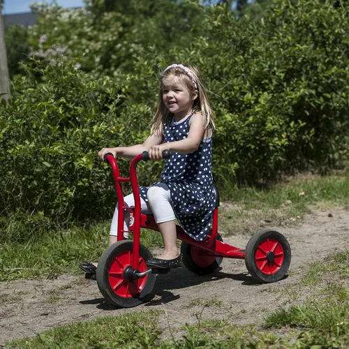 Vista 11 de Winther Viking Tricycle Kids Ride On, rojo, mediano, 24.5 pulgadas