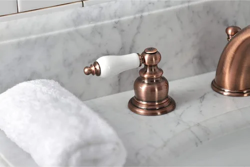 Vista 2 de Kingston Brass KB966PL Magellan grifo de baño generalizado, cobre antiguo