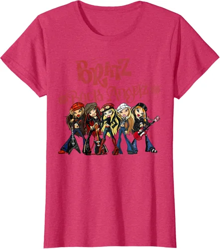 Vista 6 de Bratz Camiseta Rock Angelz Group Shot Negro