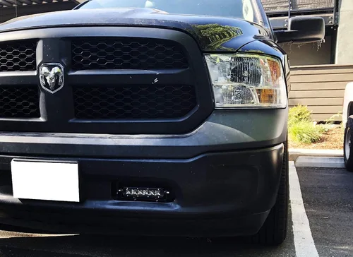 Vista 8 de iJDMTOY Kit de luces antiniebla LED de xenón Mini-SR color blanco compatible con Dodge RAM 1500 2011-18, incluye (2) barras de luz LED blancas de 30