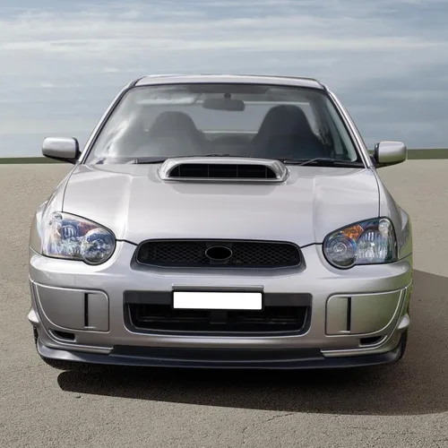 Vista 4 de Borde de parachoques delantero para Subaru Impreza WRX STI 2004-2005 Negro