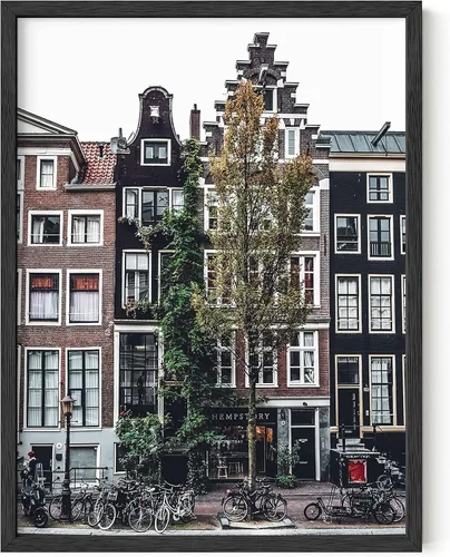 Vista 55 de HAUS AND HUES Pósteres de ciudad vintage con estampado de Ámsterdam, impresión retro vintage, carteles de viaje, arte de viajes, arte de los Países