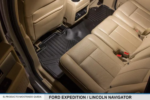 Vista 4 de MAXLINER - Juego de alfombrillas de 2 filas compatibles con Ford Expedition 2011-2017 Lincoln Navigator 2011 - 2017
