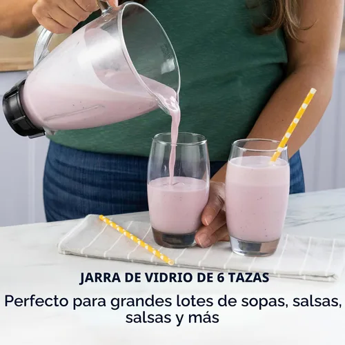 Vista 5 de Licuadora más procesadora de alimentos y taza para mezcla personal Oster Pro 1200, Níquel cepillado