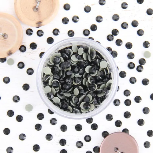 Vista 19 de Estrás para aplicar con calor - 6SS, 10SS, 16SS, 20SS, 30SS - 32 colores Iron-on hotfix rhinestones - add brilliant sparkle to apparel, denim