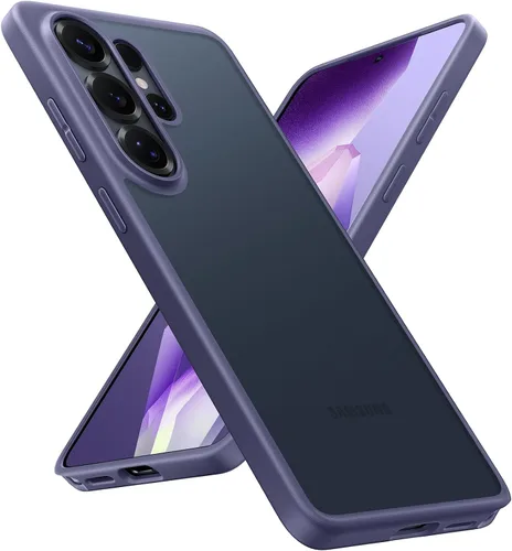 Vista 12 de Torras - Funda a prueba de golpes para Galaxy S22, [probada contra caídas de grado militar]. Parte trasera dura y translúcida mate y bordes suaves