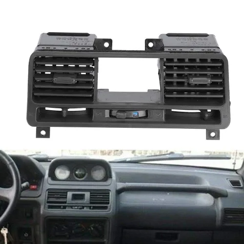 Vista 4 de Salida de aire del salpicadero, panel de instrumentos Dash salida de aire rejilla de ventilación ABS negro apto para Pajero Montero Shogun V31 V32