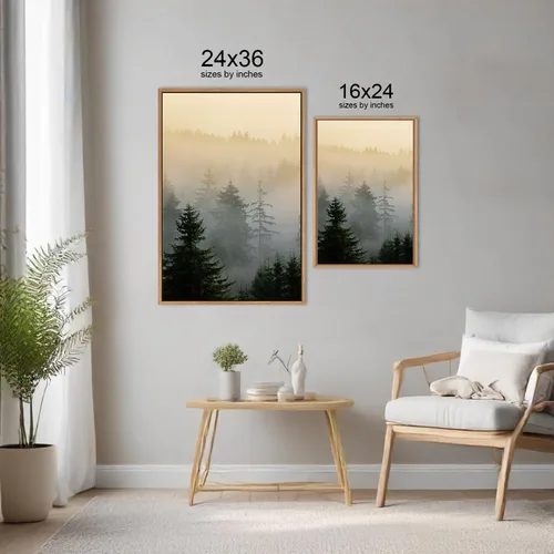 Vista 165 de FWIEXA Juego de Arte de Lienzo Bohemio Enmarcado para Pared, Cuadros Botánicos Verde Salvia Decoración de Pared, Impresiones de Arte de Plantas