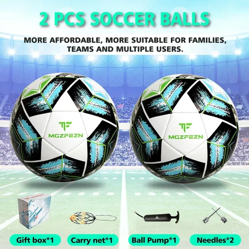 Vista 12 de Balón de fútbol juvenil tamaño 4, para niños, para jugar al aire libre, práctica, pelota de fútbol para adolescentes, niños y niñas, para interiores