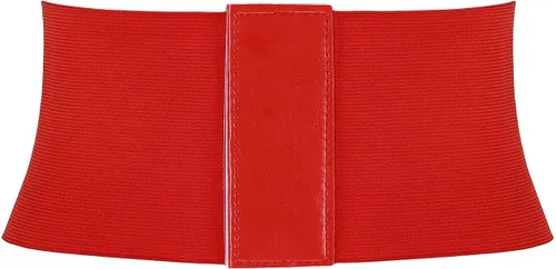 Vista 2 de Ayliss Corsé elástico de banda ancha para mujer, cinturón de cintura para mujer, color negro