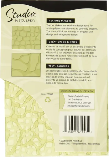 Vista 2 de Sculpey Texture Makers -Nature Walk