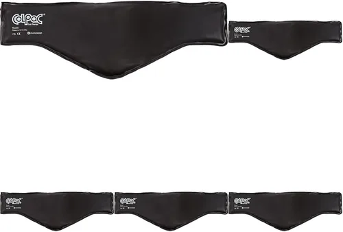Vista 7 de Chattanooga ColPac - Bolsa de gel refrigerante reutilizable para terapia en frío, para hinchazón, moretones, esguinces, inflamación, 00-1554, Negro