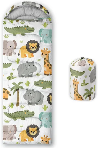 Vista 27 de Axolotl Saco de Dormir de Unicornio para Niños y Niñas – Sacos de Dormir Ligeros Cálidos para Clima Frío, Saco de Dormir Portátil Impermeable
