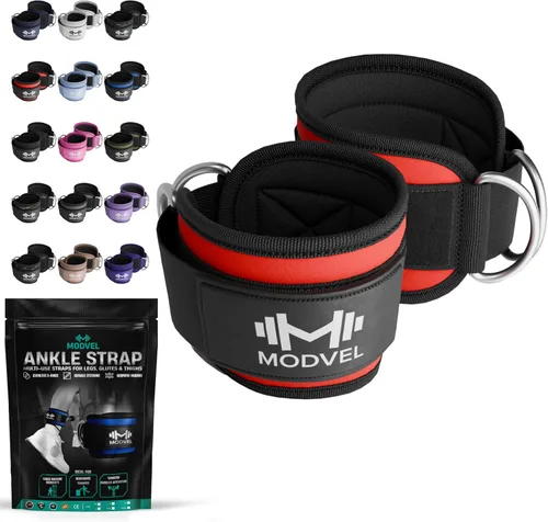 Vista 19 de Modvel Gym Ankle Strap for Cable Machines – Glute & Leg Kickback Ankle Straps for Gym Workouts – Adjustable, Padded Support for Strength Training
