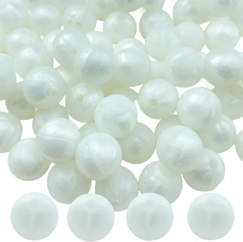 Vista 70 de Abalorios de silicona, 120 piezas de 6 mm abalorios redondos de silicona para hacer llaveros, pulseras, collares, aretes, joyas, manualidades DIY