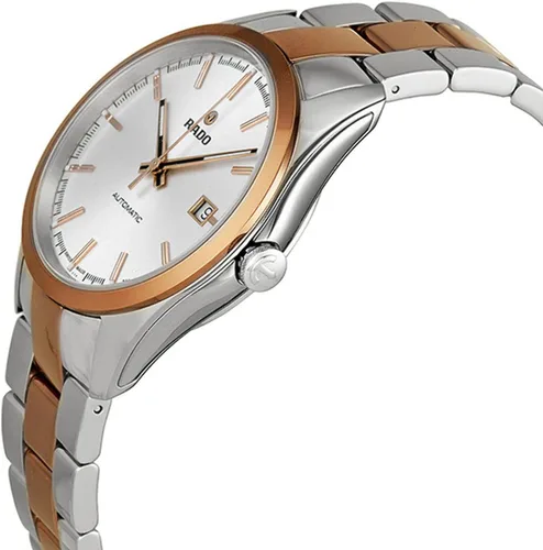 Vista 2 de Rado Hipercromo plata dial cerámica SS reloj automático señoras R32980102, plateado, Moderno