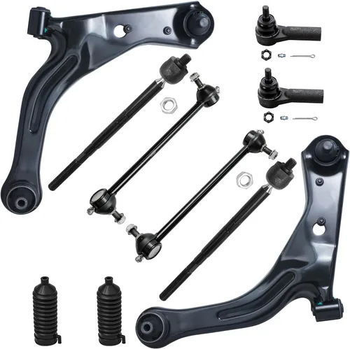 Vista 523 de Detroit Axle - Kit de suspensión frontal de 10 piezas para Dodge Avenger 2008-2014, Chrysler Sebring 2007-2010, 2 brazos de control inferiores, 2