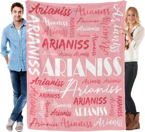 Vista 39 de Manta personalizada para niños y adultos, manta personalizada con nombre, manta de franela personalizada con nombre, manta personalizada con nombre