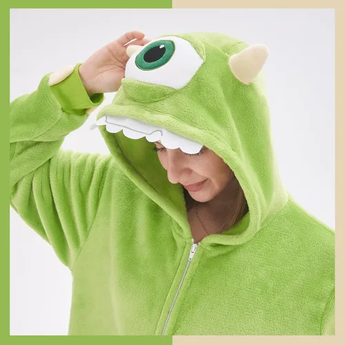 Vista 2 de GONAAP Unisex Adult Onesie Pajamas Animal One Piece Costume Cosplay Sleepwear