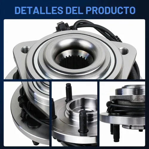 Vista 4 de Autoround 513234 Conjunto de cubo y rodamiento de rueda delantera compatible con Jeep Grand Cherokee/Commander 2005 2006 2007 2008 2009 2010 5