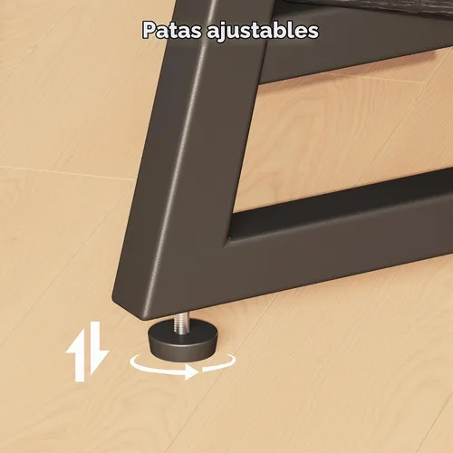 Vista 7 de Mesa de café para sala de estar, Mesa de café redonda, Mesa de café pequeña circular con almacenamiento, Mesa de centro redonda moderna de madera