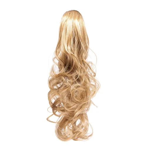 Vista 9 de Extensión de pelo Onedor, coleta sintética y rizada de 20 pulgadas con broche, 6.7 oz con broche de garra