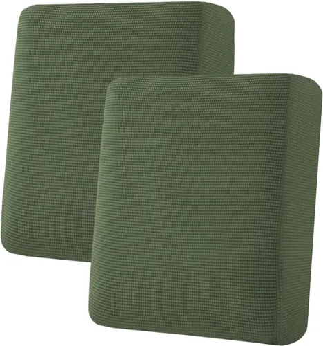 Vista 357 de H.VERSAILTEX Fundas de Cojín de Asiento Individuales Super Elásticas Fundas de Sofá Fundas de Cojín de Sofá Fundas Deslizables Juegos Tela de Sarga