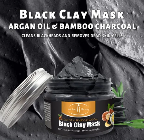 Vista 2 de AICHUN BEAUTY Mascarilla facial de arcilla Limpieza profunda Exfoliación calmante Reparación Eliminar puntos negros Hidratante facial Anti-acné